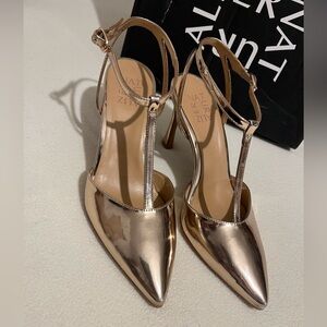 Naturalizer Metallic Gold Heels